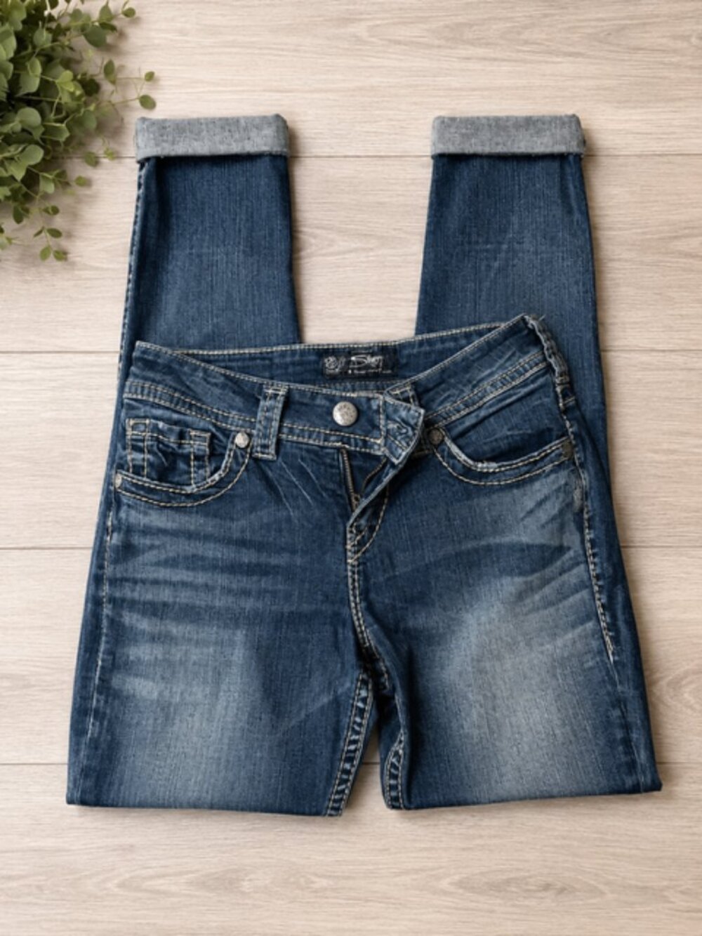 Silver Jeans Co. Suki Mid Pencil Skinny Jeans – Women’s W25/L31